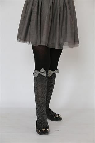 Mathild Viskon Çocuk Külotlu Çorap SİYAH