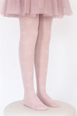 Melek Çocuk Külotlu Çorap PEMBE