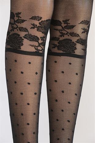 Merve Çocuk Külotlu Çorap SİYAH