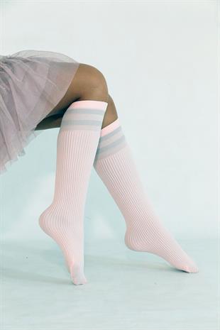 MİRA ÇOCUK DİZALTI ÇORAP PEMBE