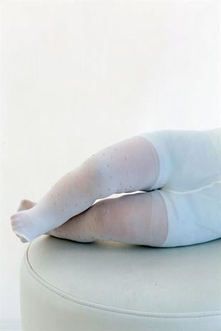 MYCRO 50 BEBEK TAŞLI KÜLOTLU ÇORAP KEMİK