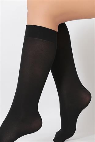 Mycro 50 Çocuk Dizaltı Çorap SİYAH