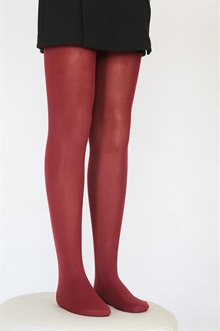 Mycro 50 Çocuk Külotlu Çorap BORDO