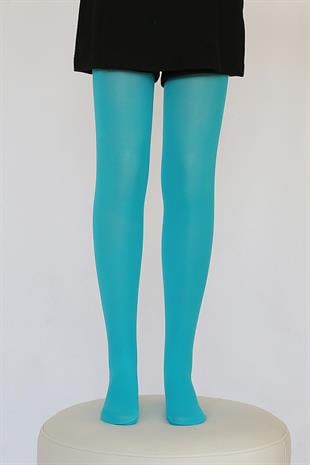 Mycro 50 Çocuk Külotlu Çorap TURKUAZ