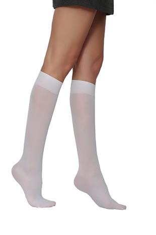 Mycro 50 Dizaltı Çorap BEYAZ