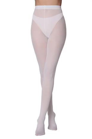 Mycro 50 Külotlu Çorap Büyük Beden BEYAZ