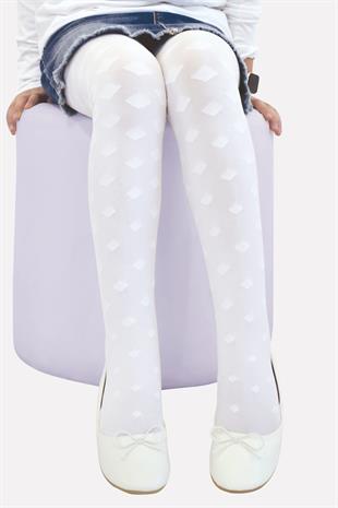 Optic Çocuk Külotlu Çorap BEYAZ