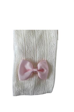 ORİETTA AKSESUARLI BEBEK KÜLOTLU ÇORAP KEMİK