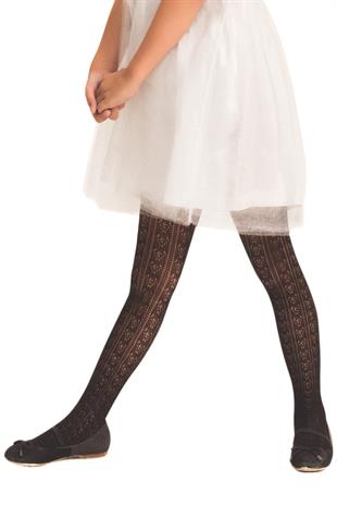 Orietta Çocuk Külotlu Çorap SİYAH