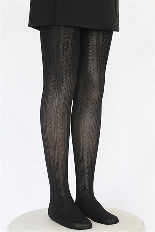 Oya Çocuk Külotlu Çorap SİYAH