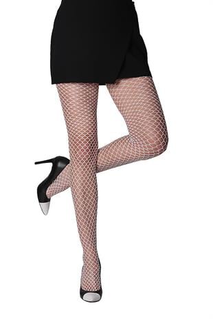 Pesca File Külotlu Çorap BEYAZ