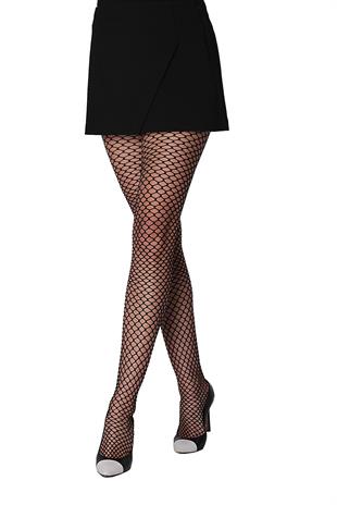 Pesca File Külotlu Çorap SİYAH