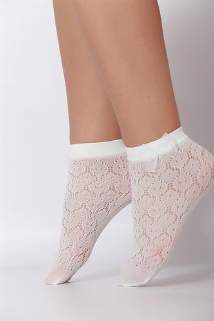 Petunya Aks. Çocuk Soket ÇORAP KEMİK