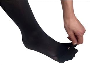 PRATİK DİZALTI ÇORAP SİYAH