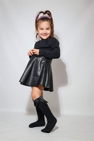 RENA AKS.ÇOCUK DİZALTI ÇORAP SİYAH