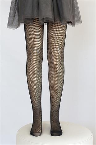 Rete File Çocuk Külotlu Çorap SİYAH