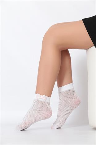 Romina Aks. Çocuk Soket Çorap BEYAZ