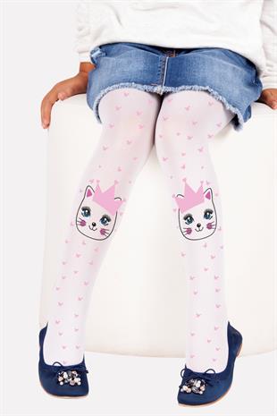 Seren Çocuk Külotlu Çorap BEYAZ