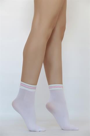 SILVER SOKET ÇORAP BEYAZ