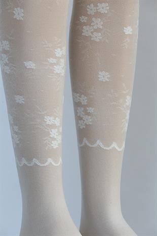 Şimay Çocuk Külotlu Çorap KEMİK