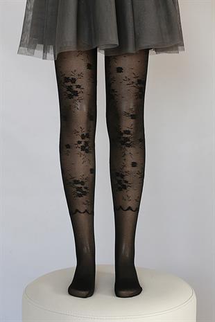 Şimay Çocuk Külotlu Çorap SİYAH