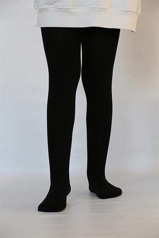 Soft Viskon Çocuk Külotlu Çorap SİYAH