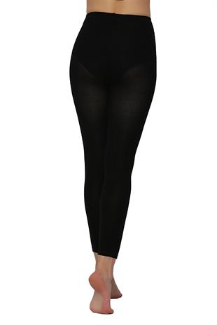 Soft Viskon Tayt SİYAH