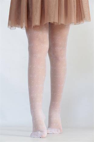 Sude Çocuk Külotlu Çorap BEYAZ