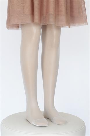 Venüs 20 İnce Çocuk Külotlu Çorap KEMİK