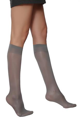 Venüs 40 Dizaltı Çorap GRİ / GRAY