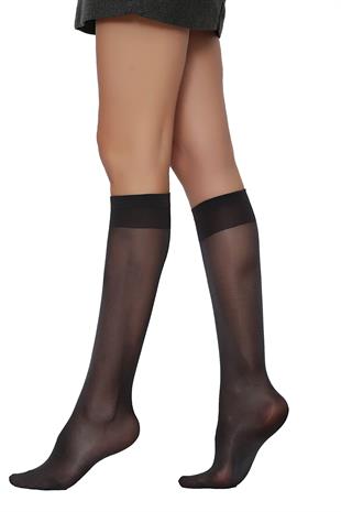 Venüs 40 Dizaltı Çorap FÜME