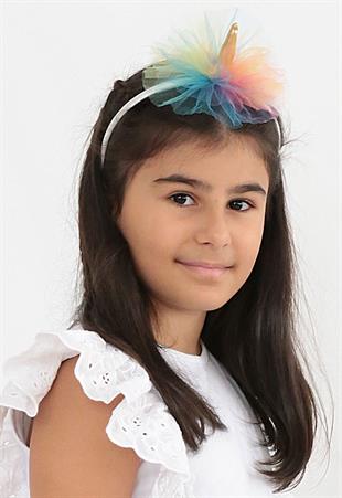 VERAN TAÇ TAKIM ÇOCUK KÜLOTLU ÇORAP BEYAZ