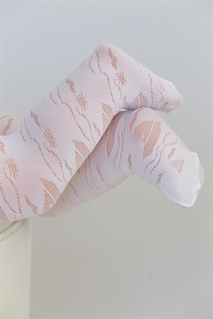 Yelkenli Bebek Mikro Külotlu Çorap BEYAZ