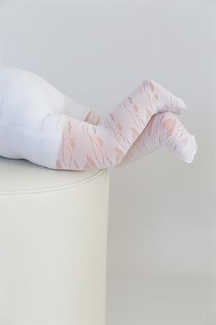 Yelkenli Bebek Mikro Külotlu Çorap BEYAZ