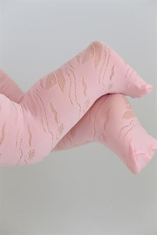 Yelkenli Bebek Mikro Külotlu Çorap PEMBE