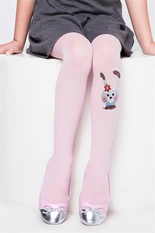 Yonca Mikro Çocuk Külotlu Çorap PEMBE