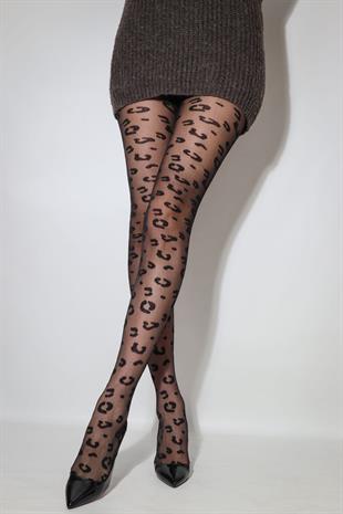 Retro Külotlu Çorap SİYAH