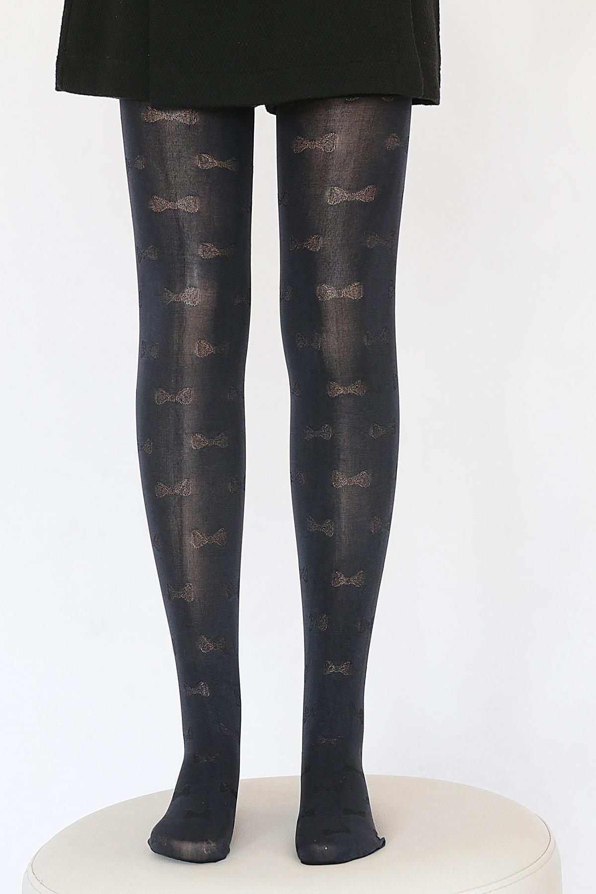 Almira Çocuk Külotlu Çorap SİYAH