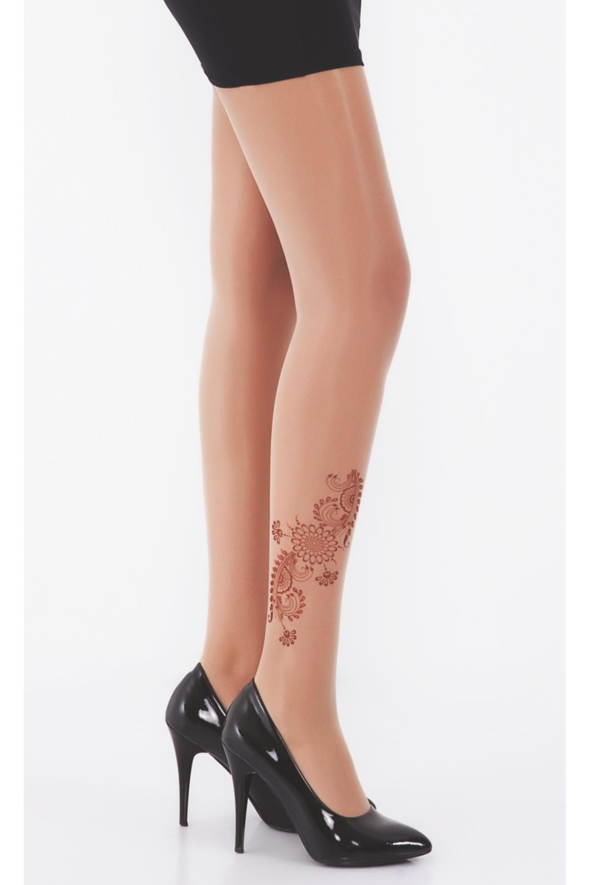 Ayda Külotlu Çorap NATUREL