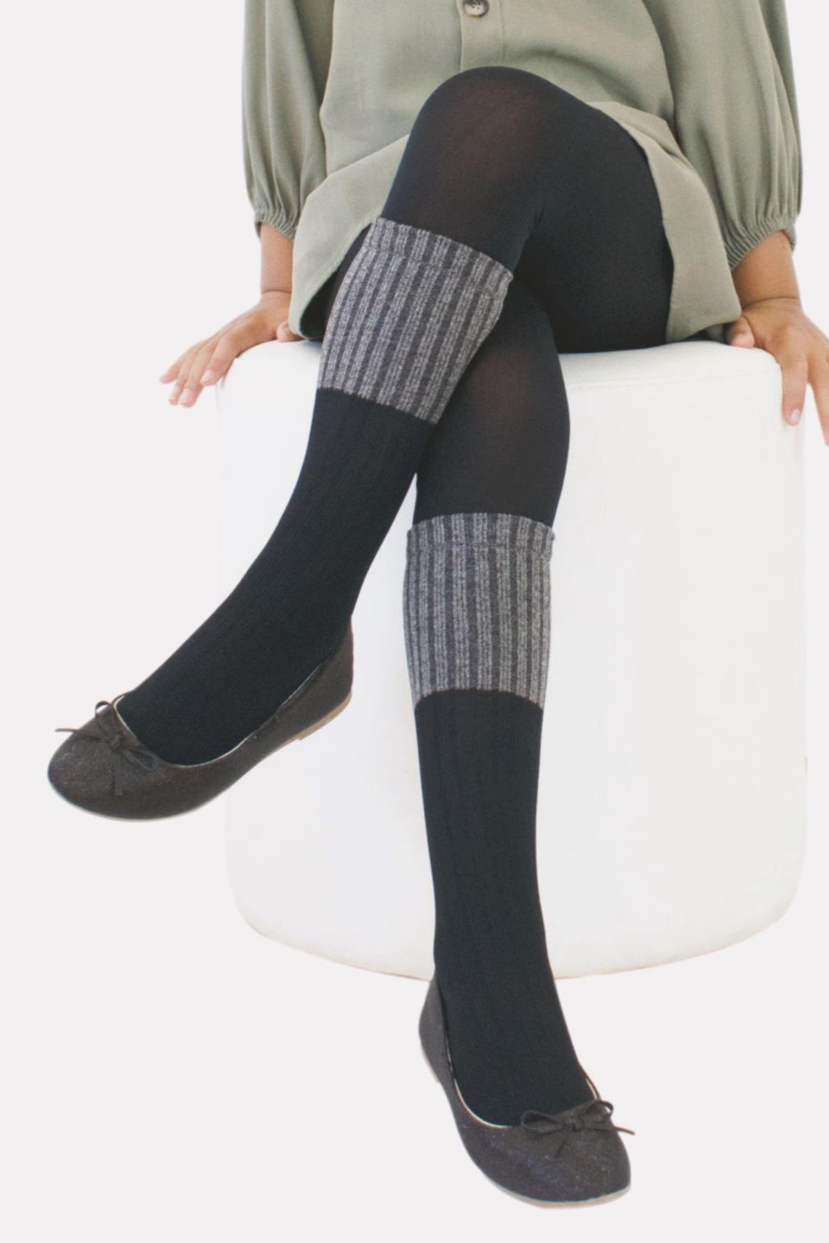 Beren Çocuk Külotlu Çorap SİYAH