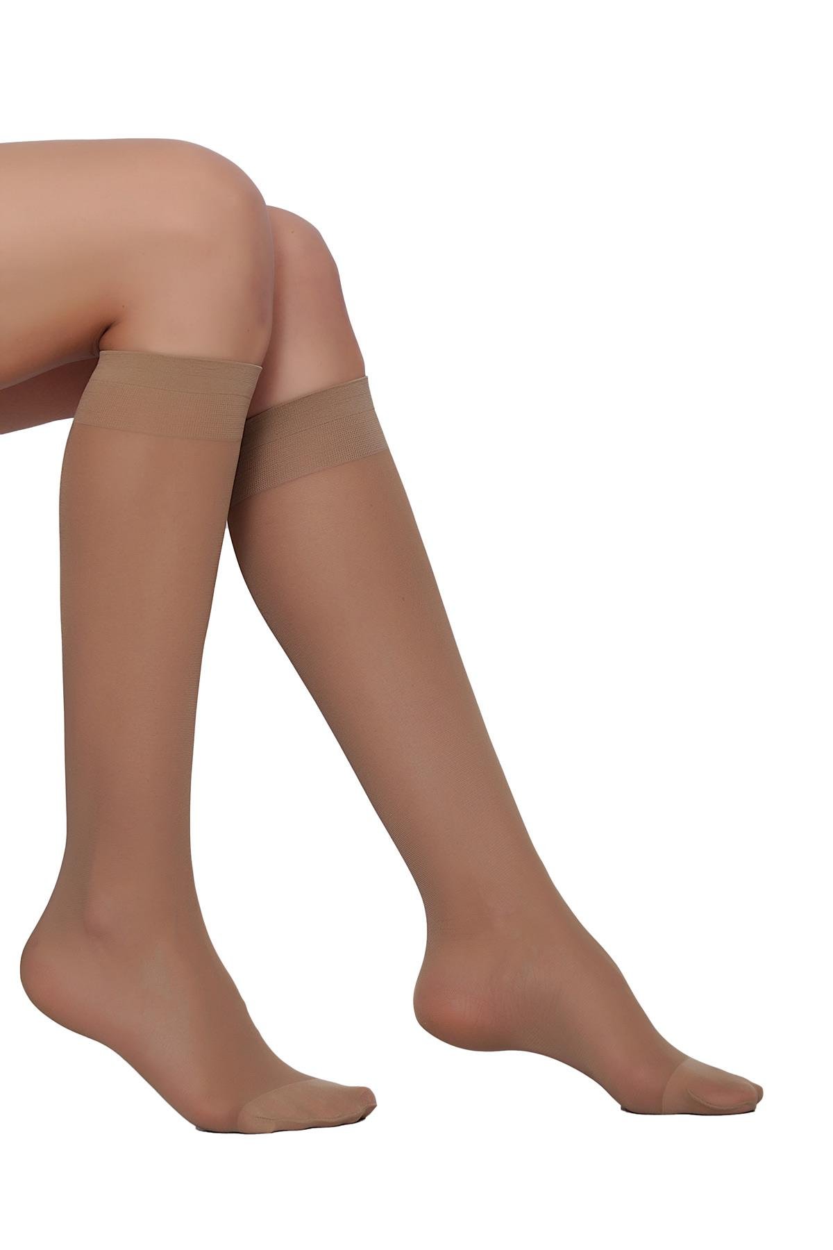 Elit  40 Mat Dizaltı Çorap BRONZ