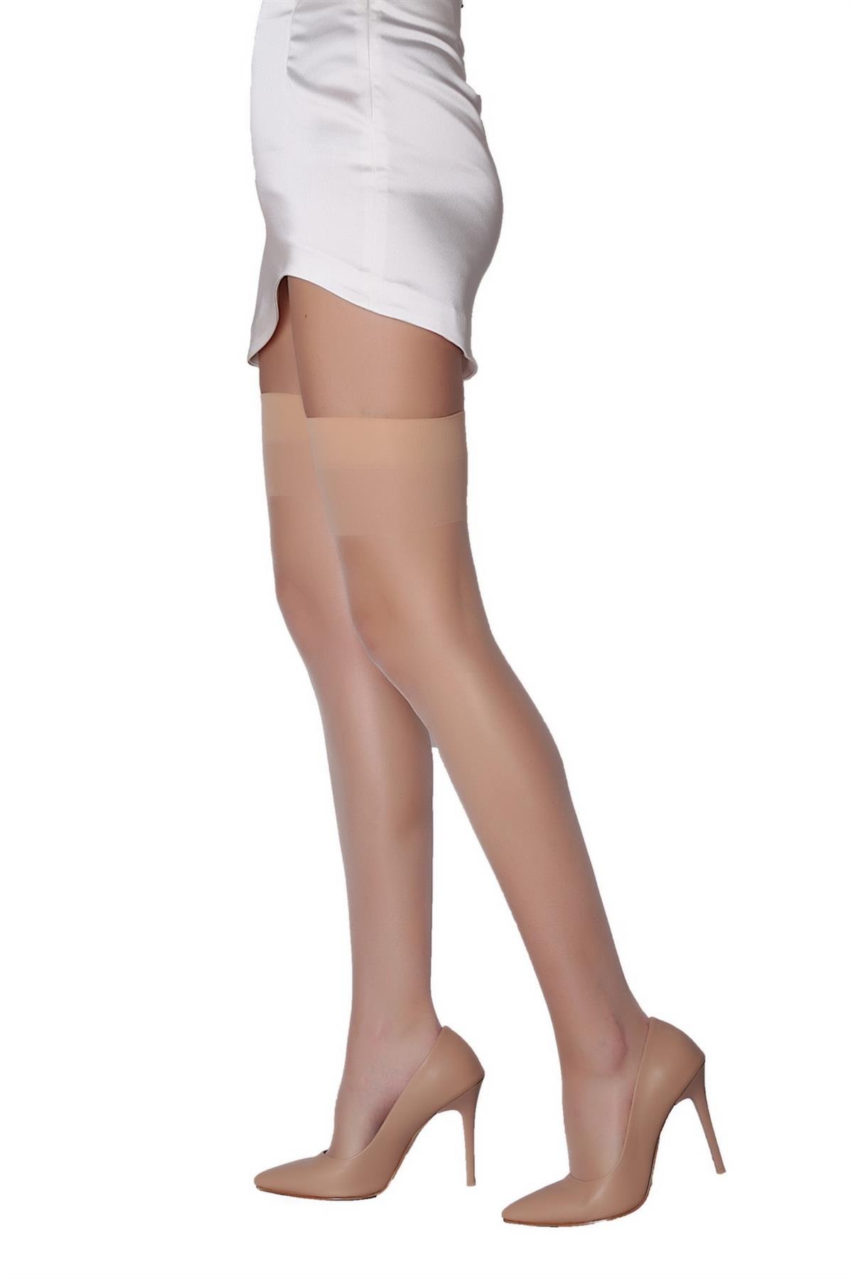 Exclusive Jartiyer Çorabı NATUREL