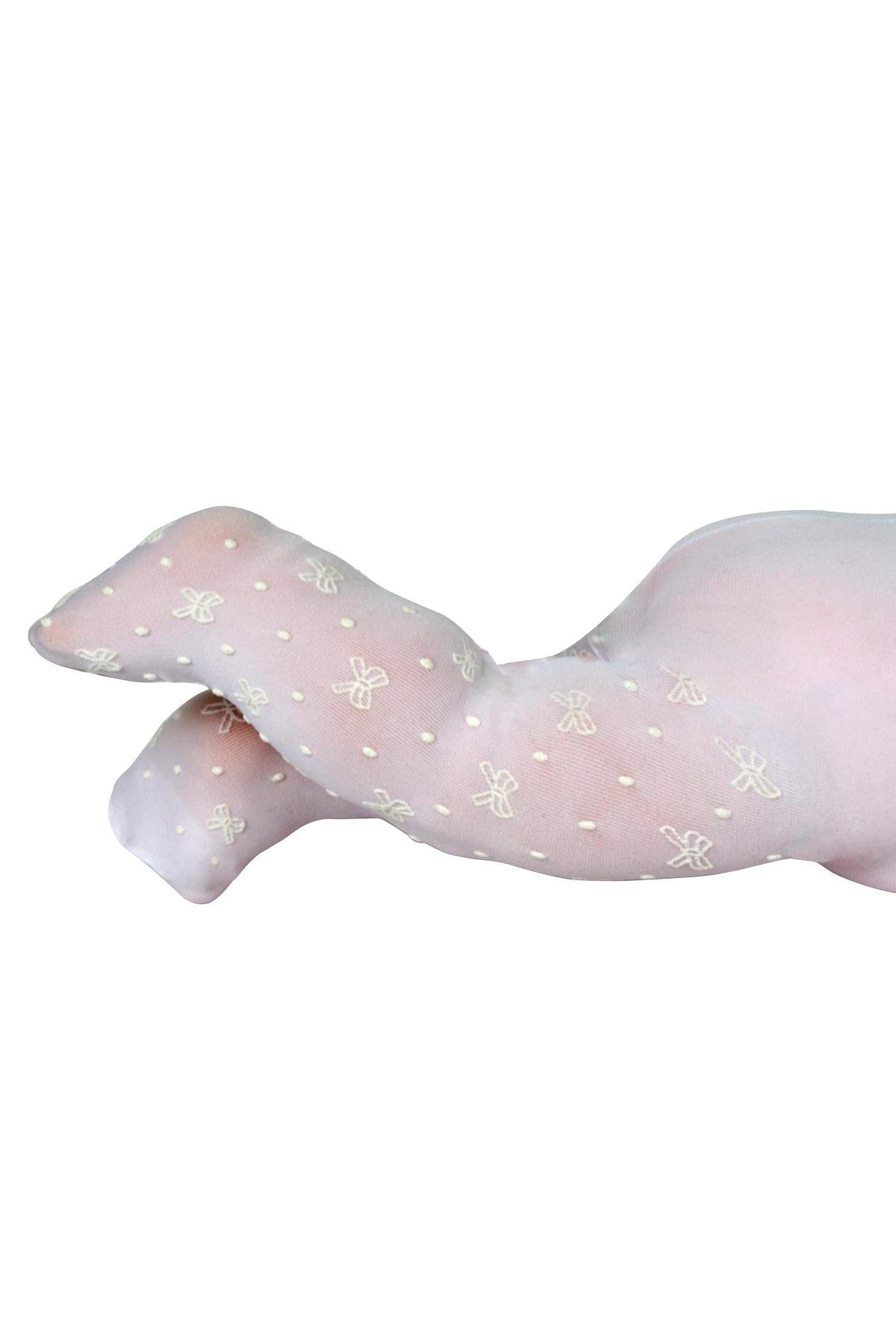 Fiyonk Bebek Külotlu Çorap BEYAZ