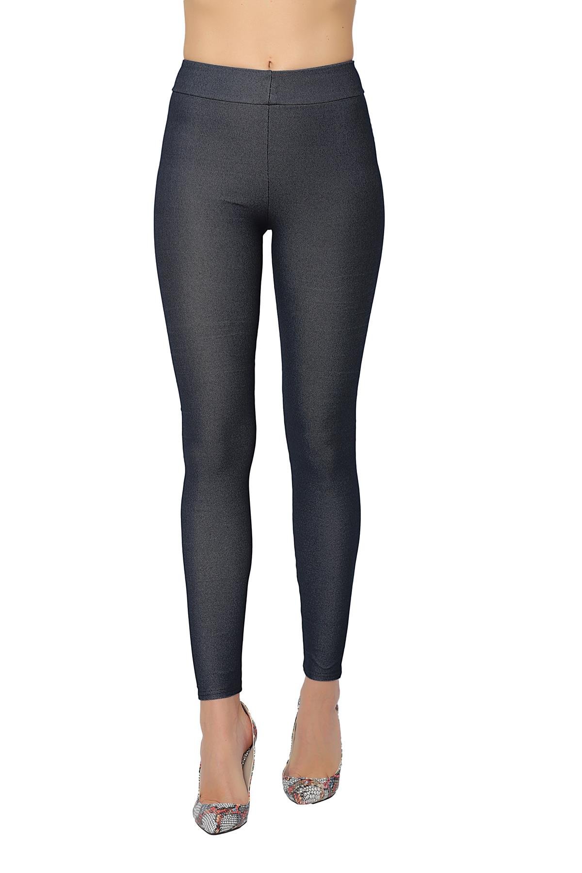 Jean Push Up Korseli Tayt LACİVERT