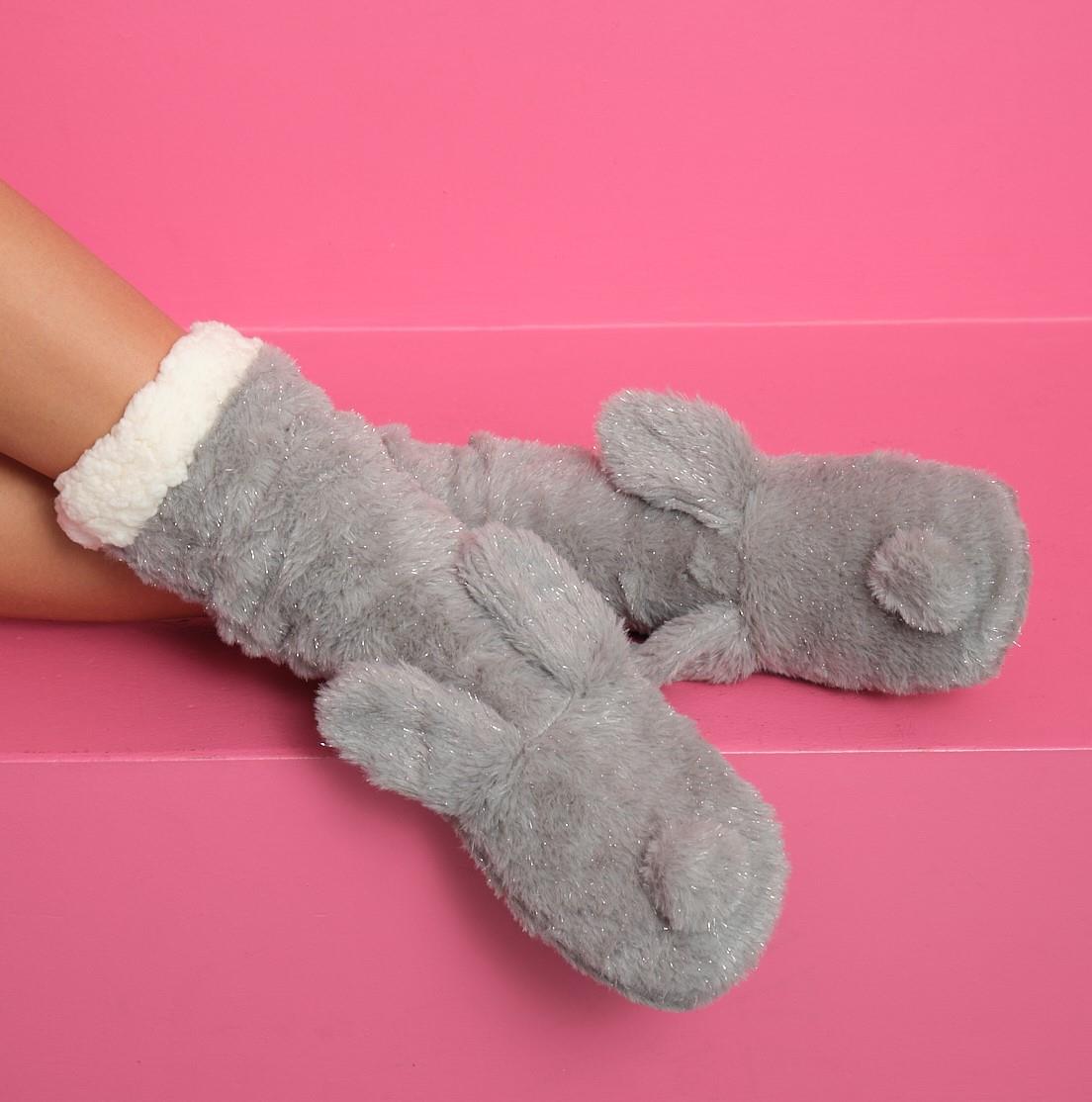 KÖPEKLİ PELUŞ ÇORAP  (36-40 NUMARA)