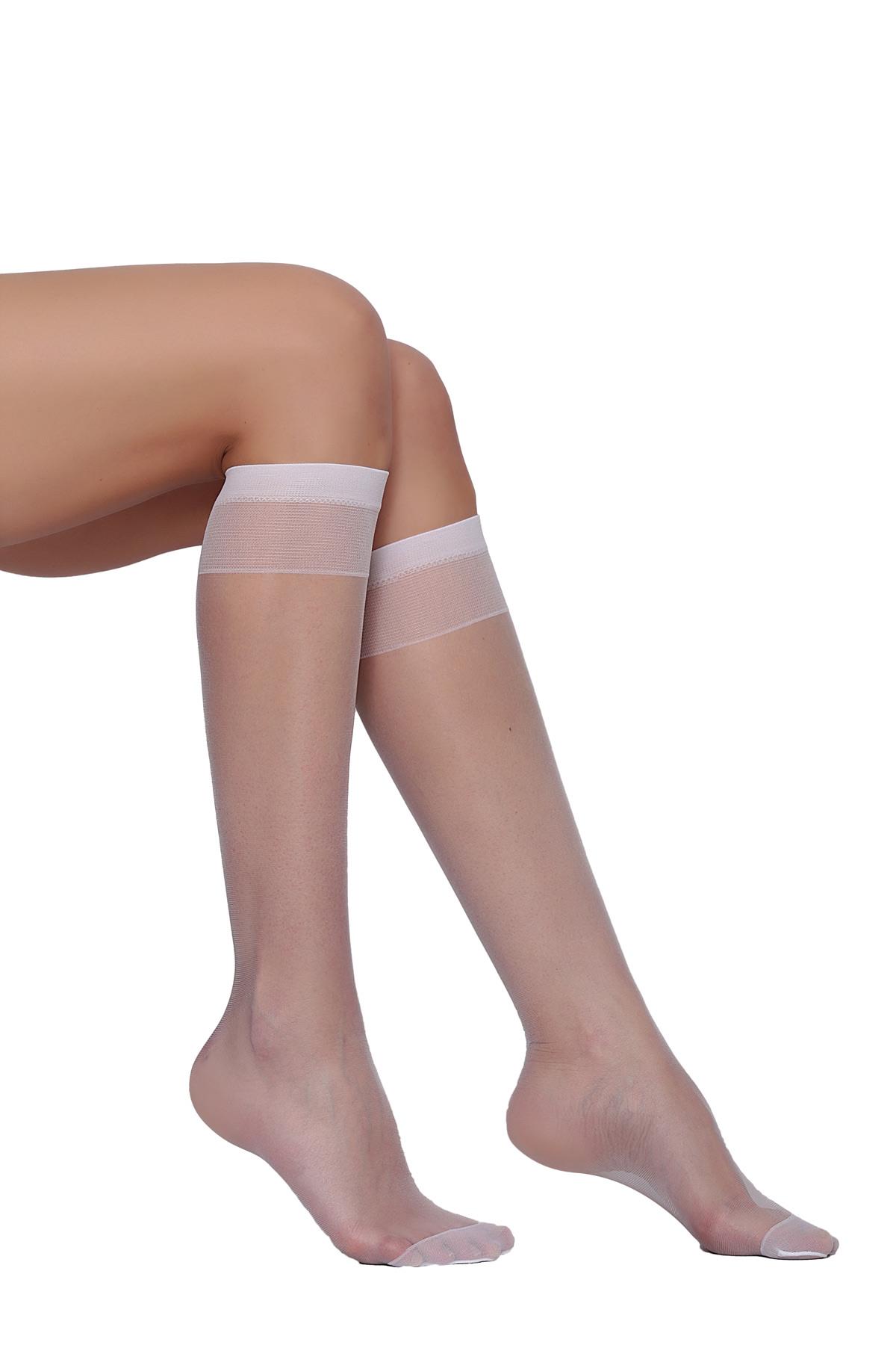 Lady Fity 15 Dizaltı Çorap BEYAZ