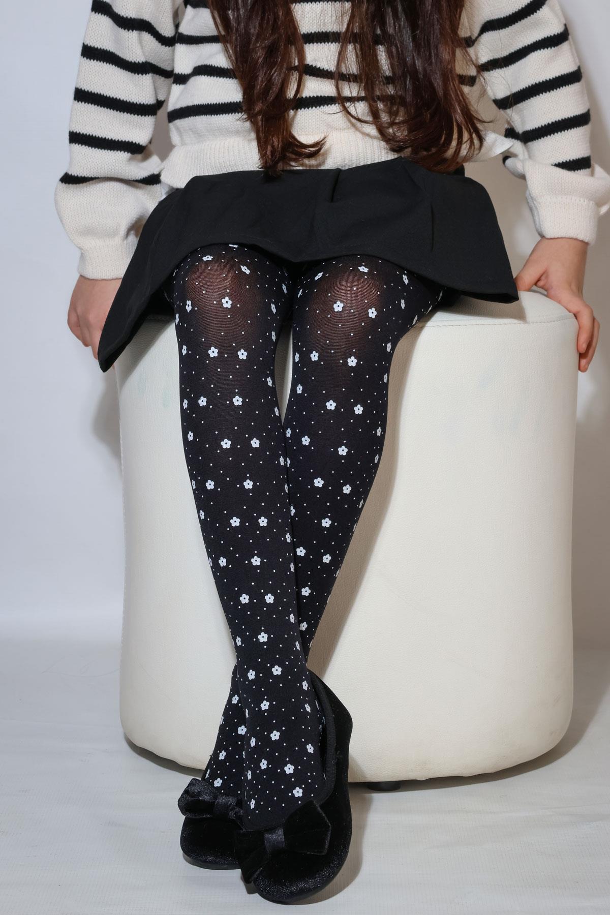 Mayıs Çocuk Külotlu Çorap SİYAH