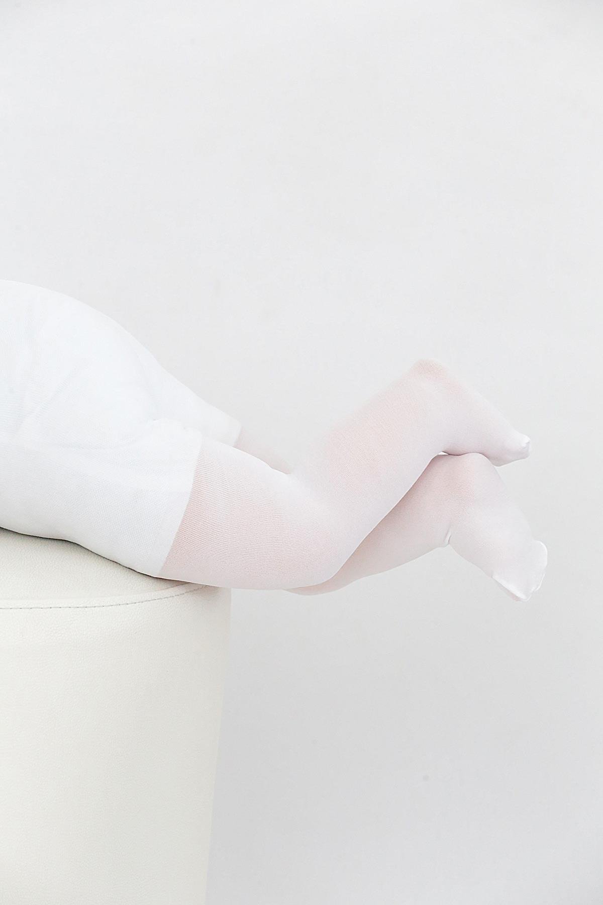 Mycro 50 Bebek Külotlu Çorap BEYAZ