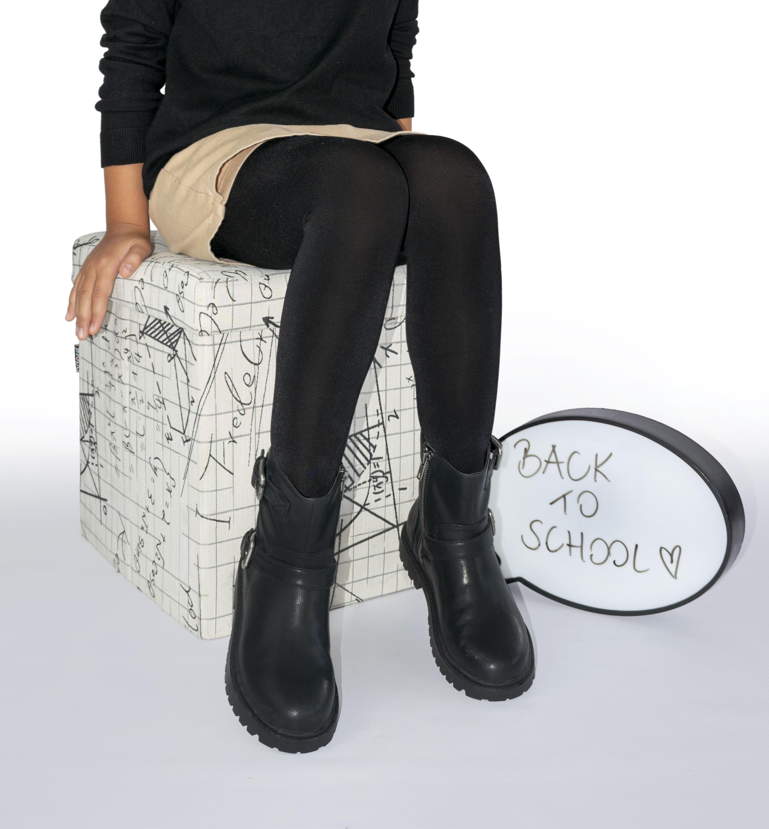 Mycro 50 Çocuk Külotlu Çorap SİYAH