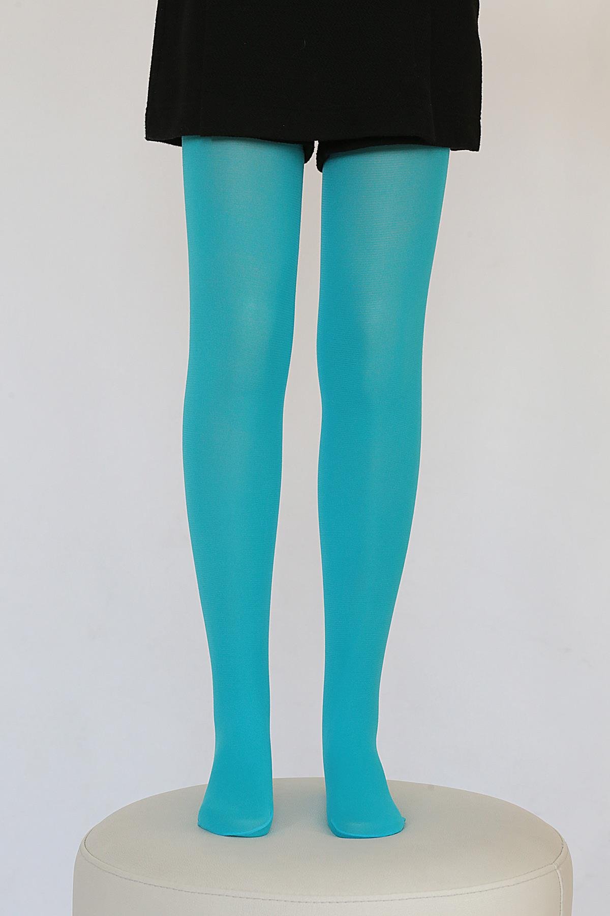 Mycro 50 Çocuk Külotlu Çorap TURKUAZ